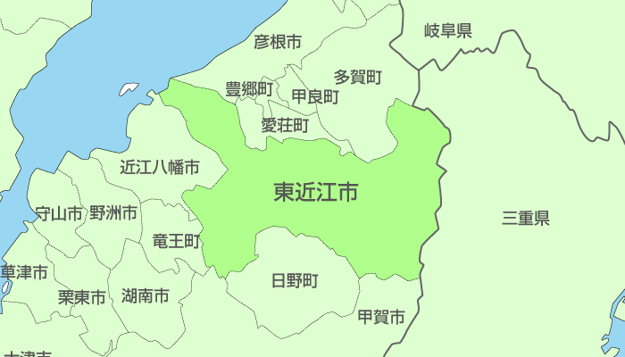 近江地図 – 戦国時代 近江 勢力図 – SQVS